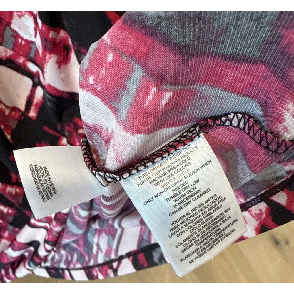 JONES STUDIO Dress Barn Womens 3X Sleeveless Geometric Abstract Feminine Top NEW - Picture 5 of 5